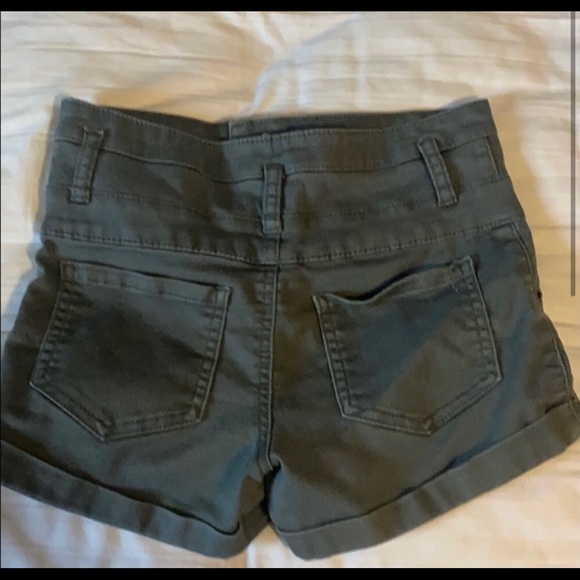 Olive Shorts - Picture 2 of 5